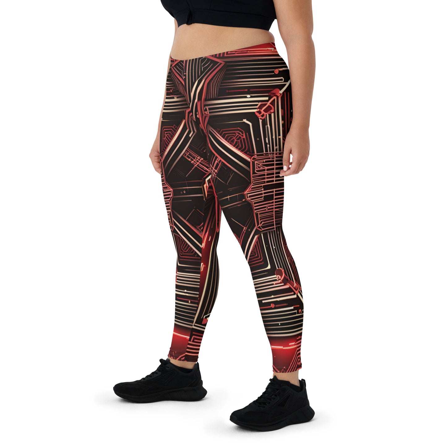 Leggings: Bitstream Bloom