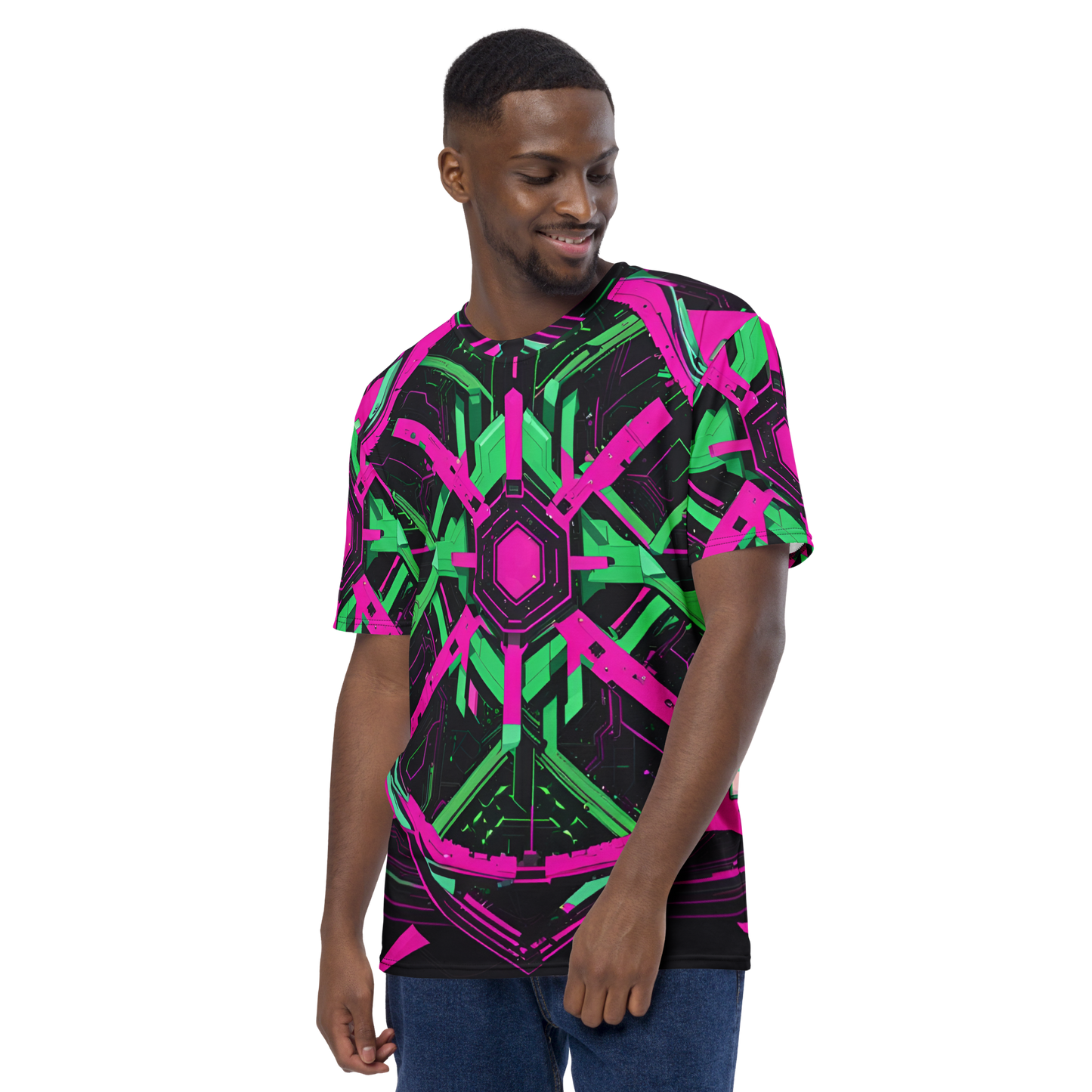 Men's t-shirt: Xenochromatic Hyperbole