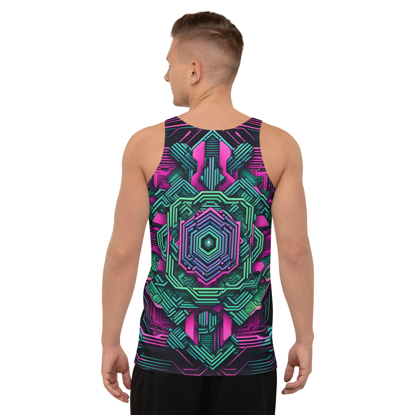 Men's Tank Top: Technicolor Transcendence