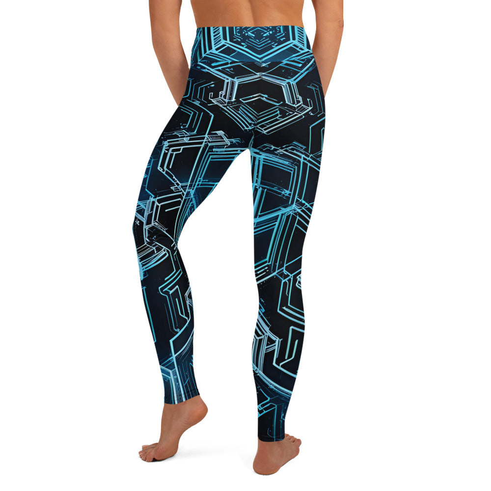 Yoga Leggings: Neural Nebula