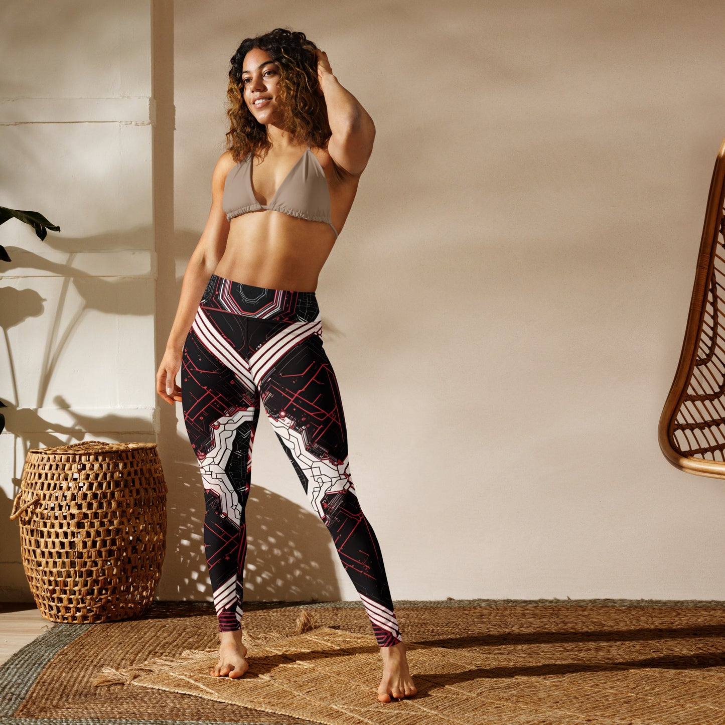 Yoga Leggings: Xenovectric Tessellations