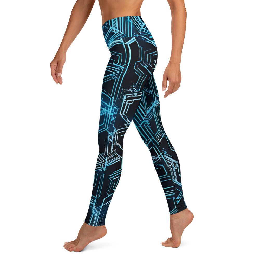 Yoga Leggings: Neural Nebula