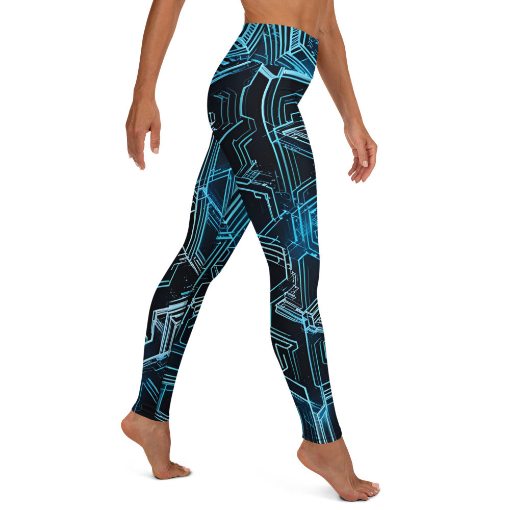 Yoga Leggings: Neural Nebula