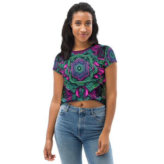 Crop Tee: Technicolor Transcendence