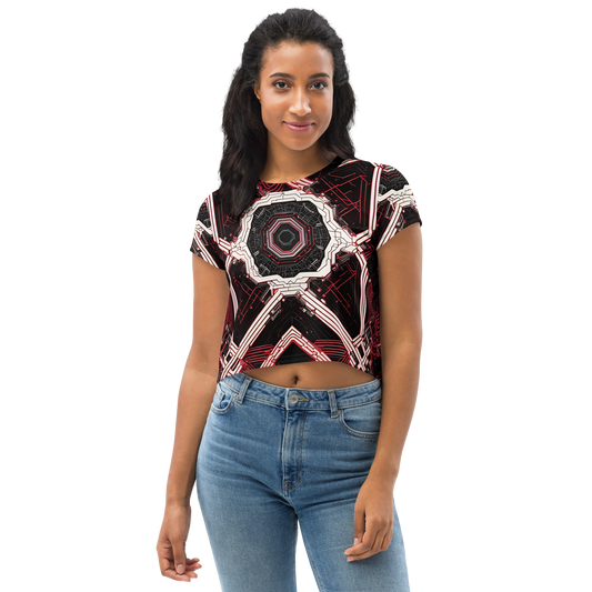 Crop Tee: Xenovectric Tessellations