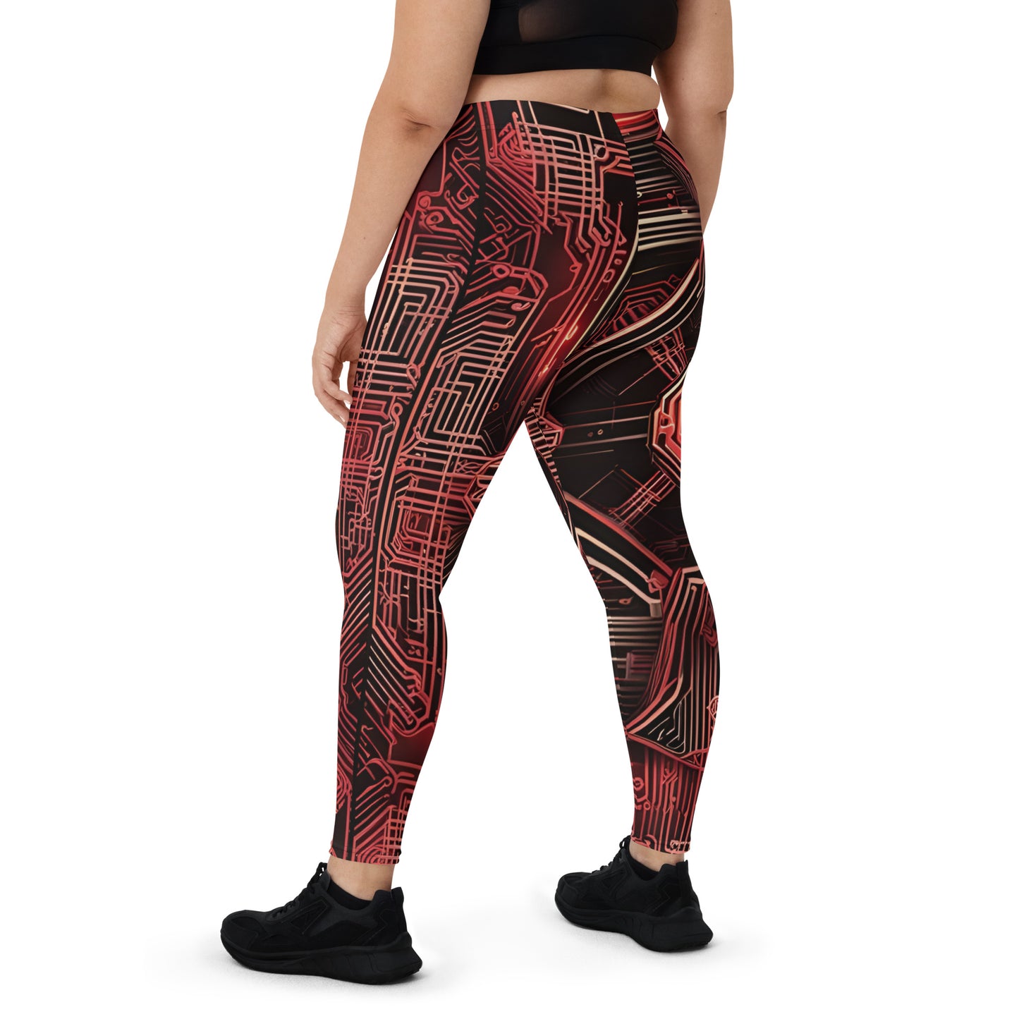 Leggings: Bitstream Bloom 2