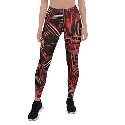 Leggings: Bitstream Bloom 2