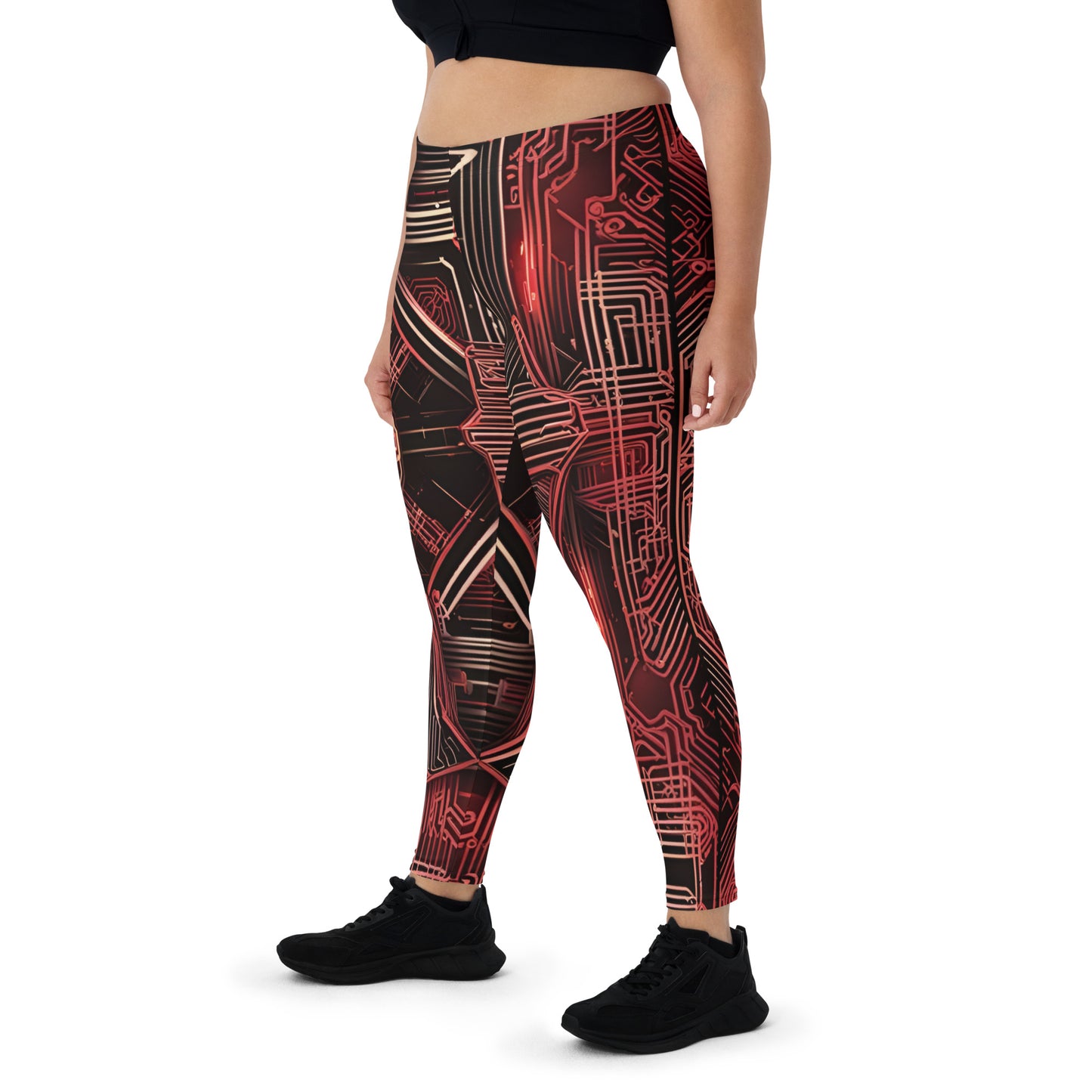 Leggings: Bitstream Bloom 2