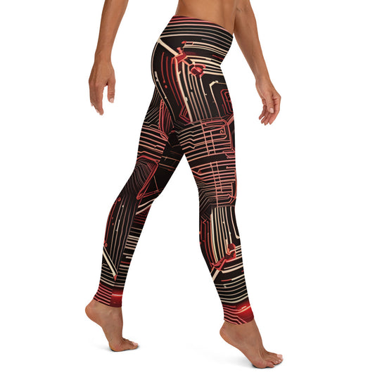 Leggings: Bitstream Bloom