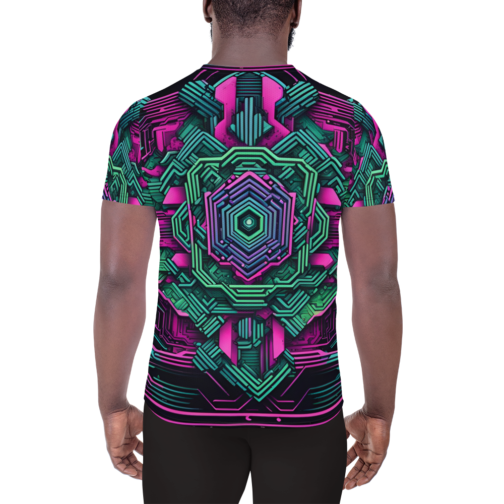 Men's Athletic T-shirt: Technicolor Transcendence