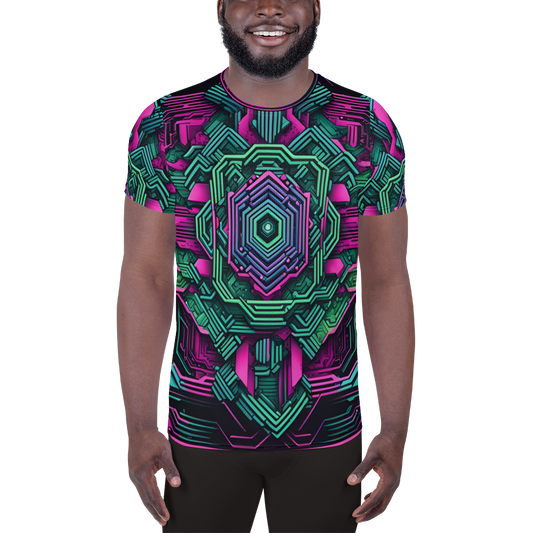 Men's Athletic T-shirt: Technicolor Transcendence