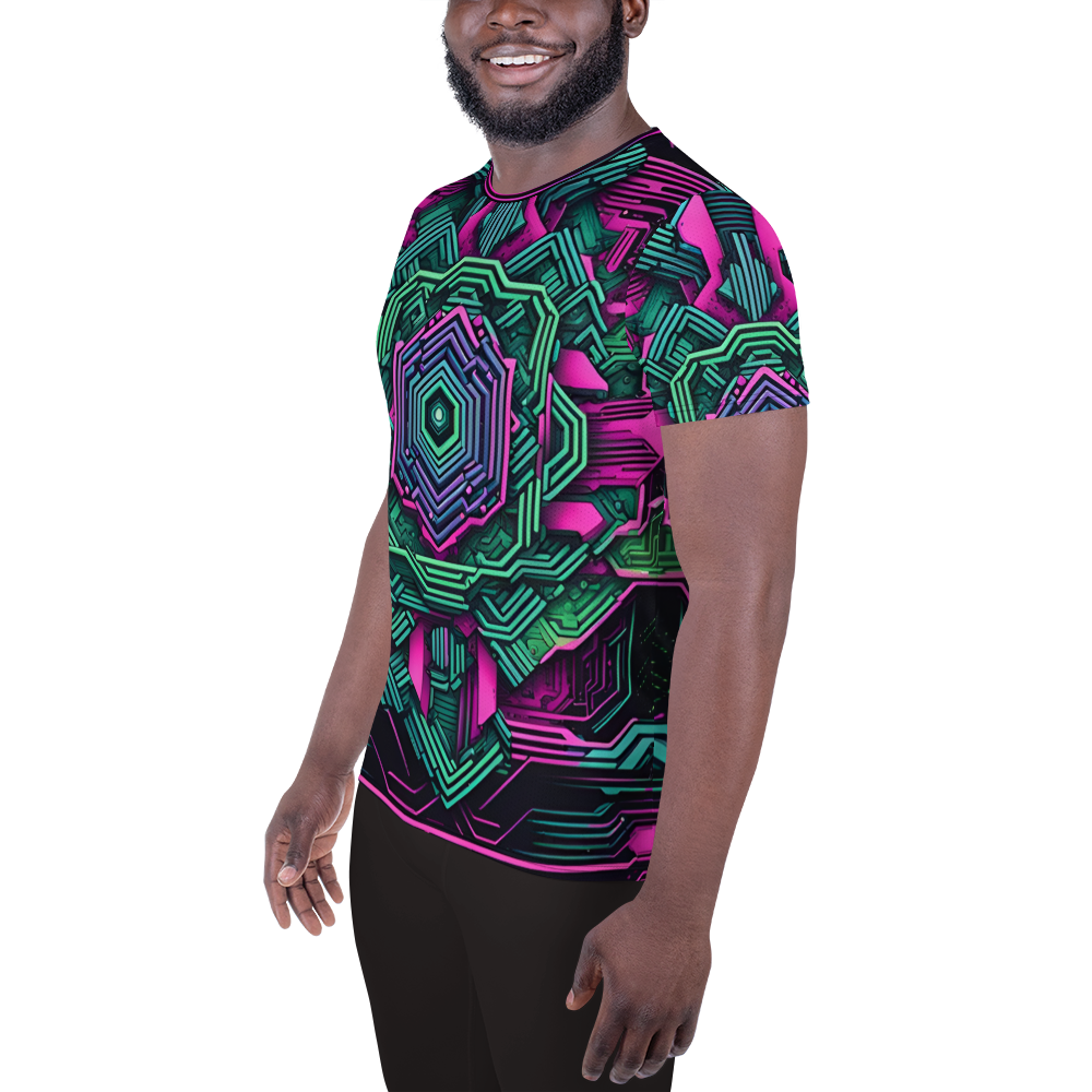 Men's Athletic T-shirt: Technicolor Transcendence