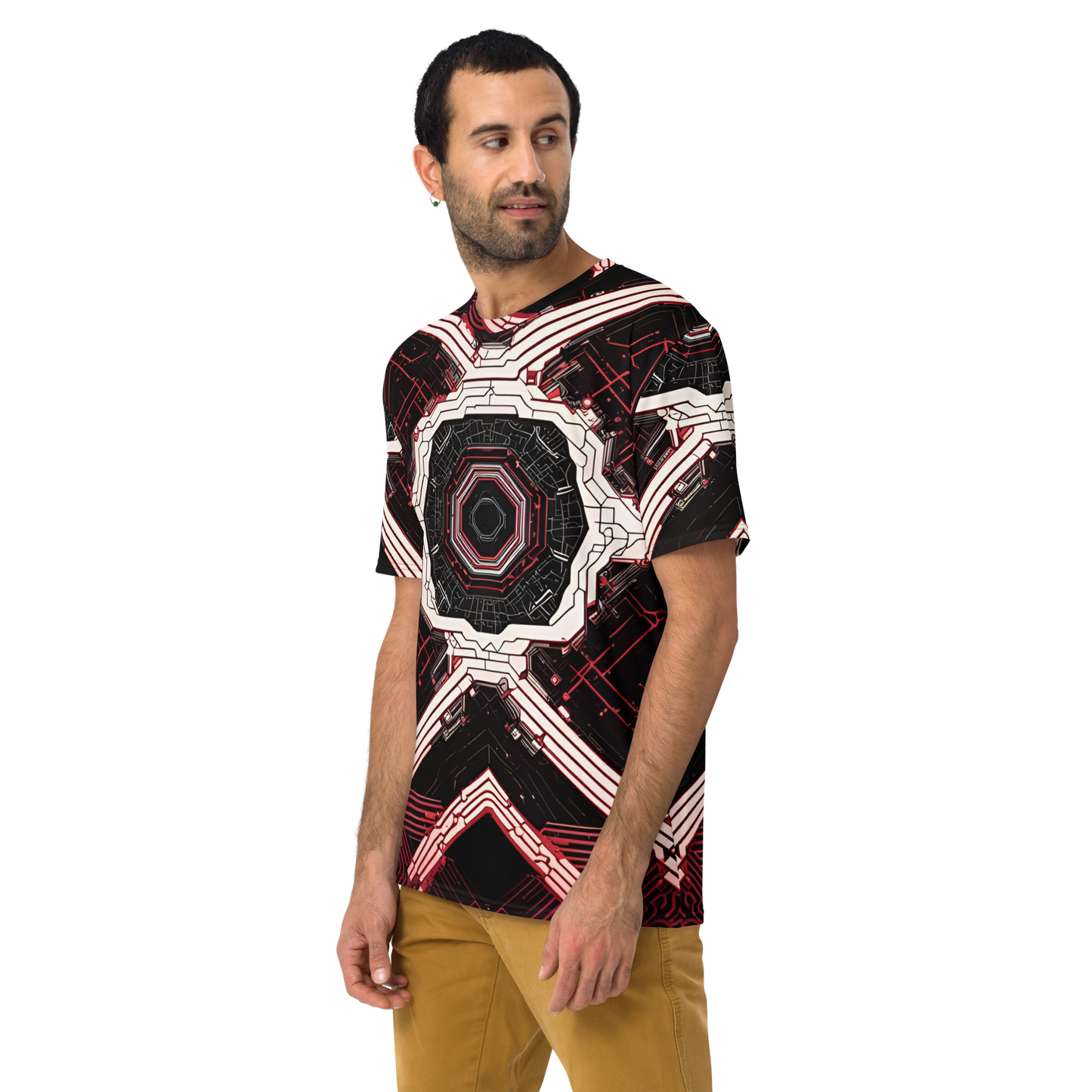 Men's t-shirt: Xenovectric Tessellations