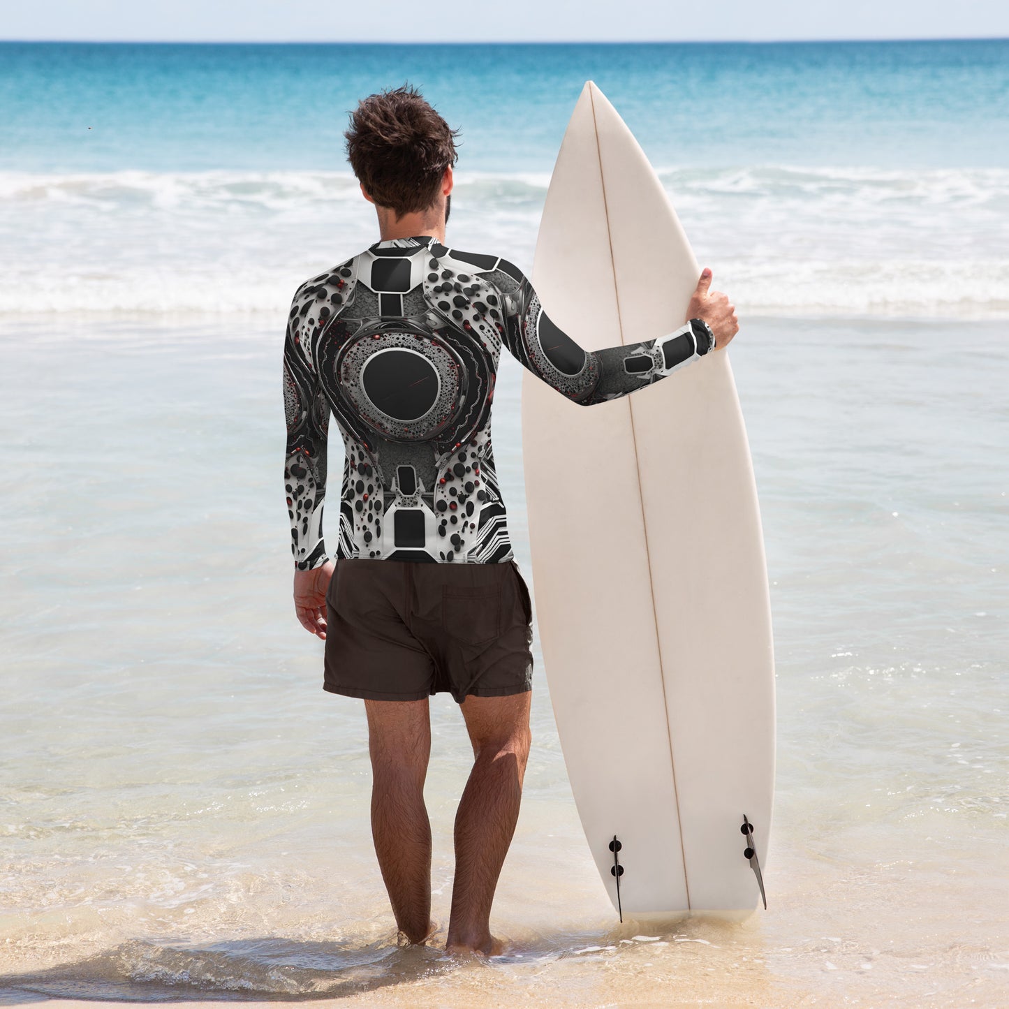 Men's Rash Guard: Zero-Point Singularity