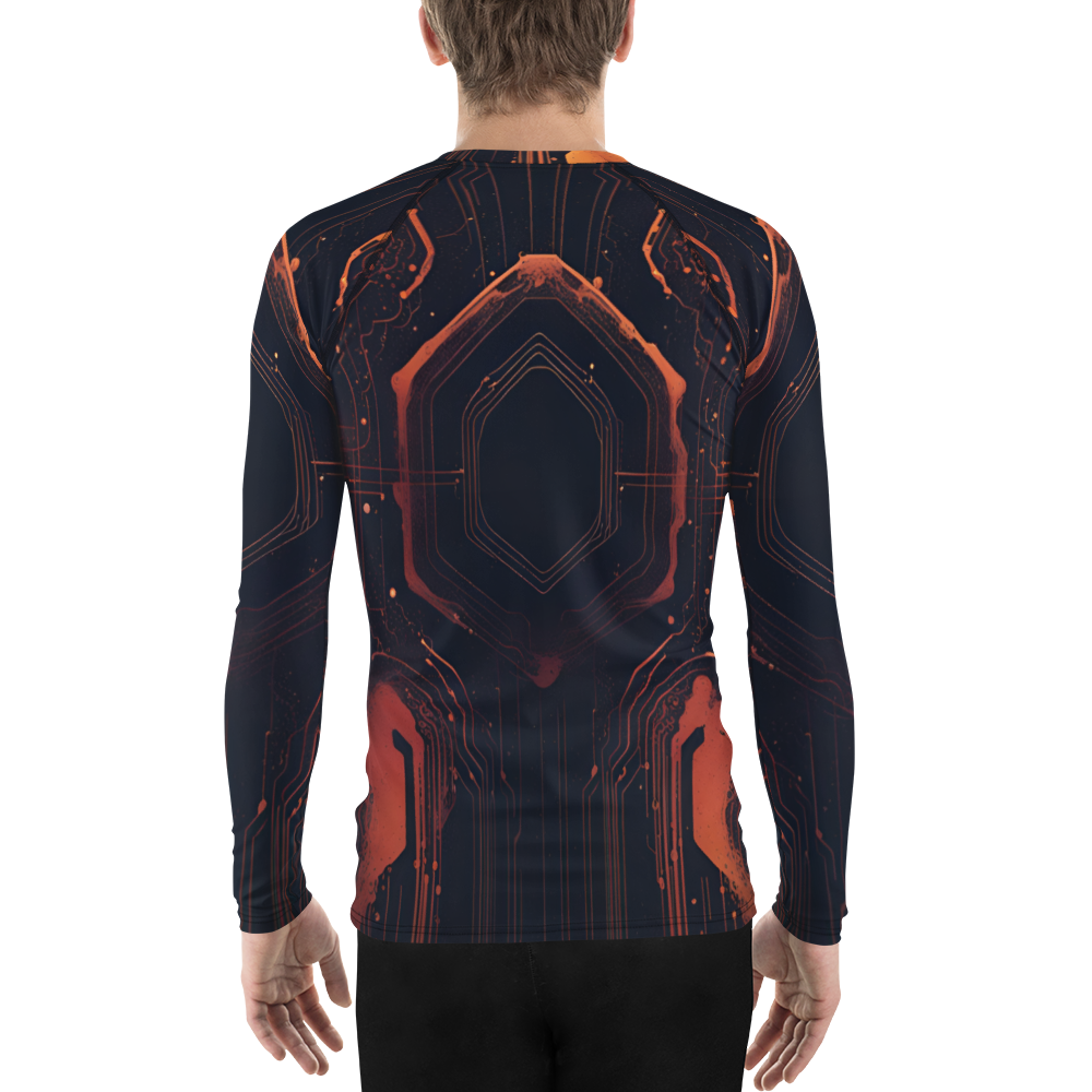 Men's Rash Guard: Luminal Blastwave