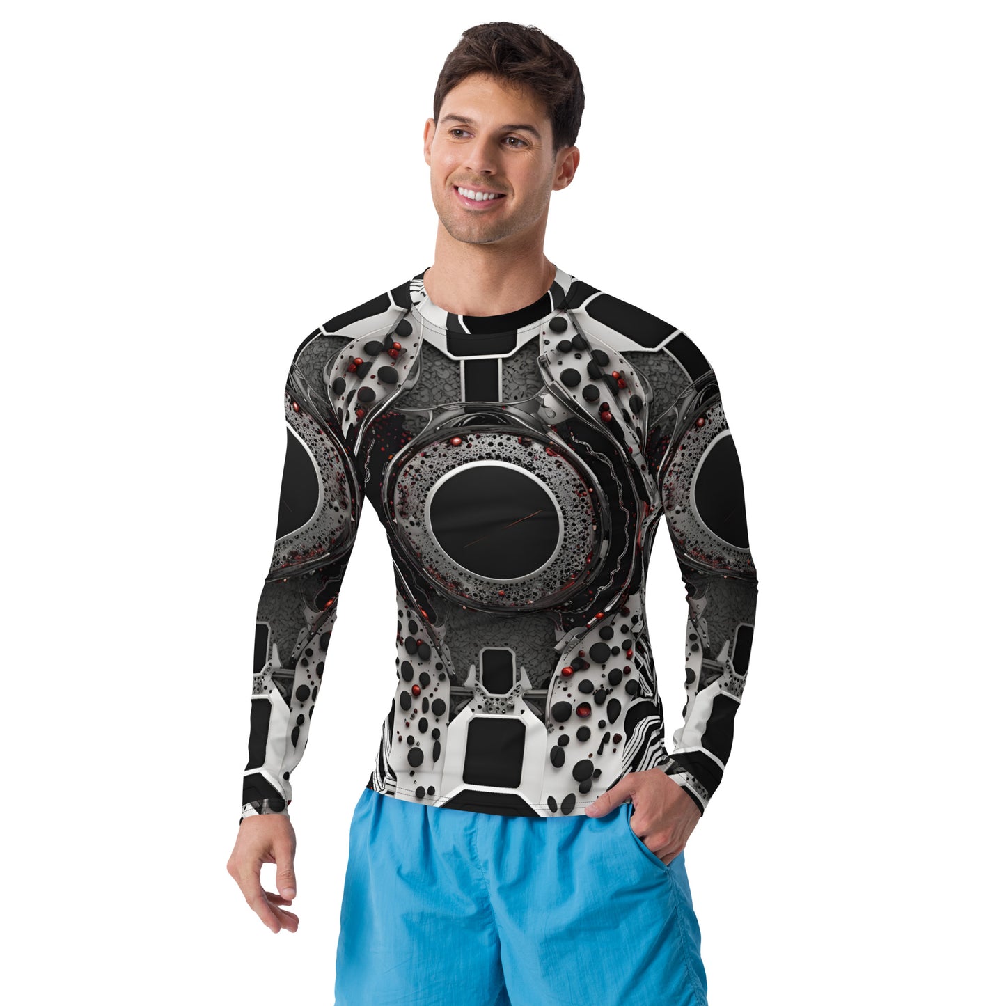 Men's Rash Guard: Zero-Point Singularity