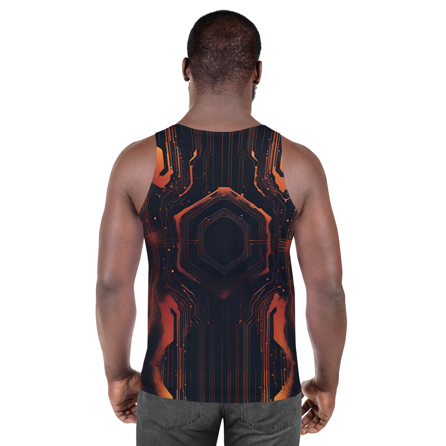 Men's Tank Top: Luminal Blastwave