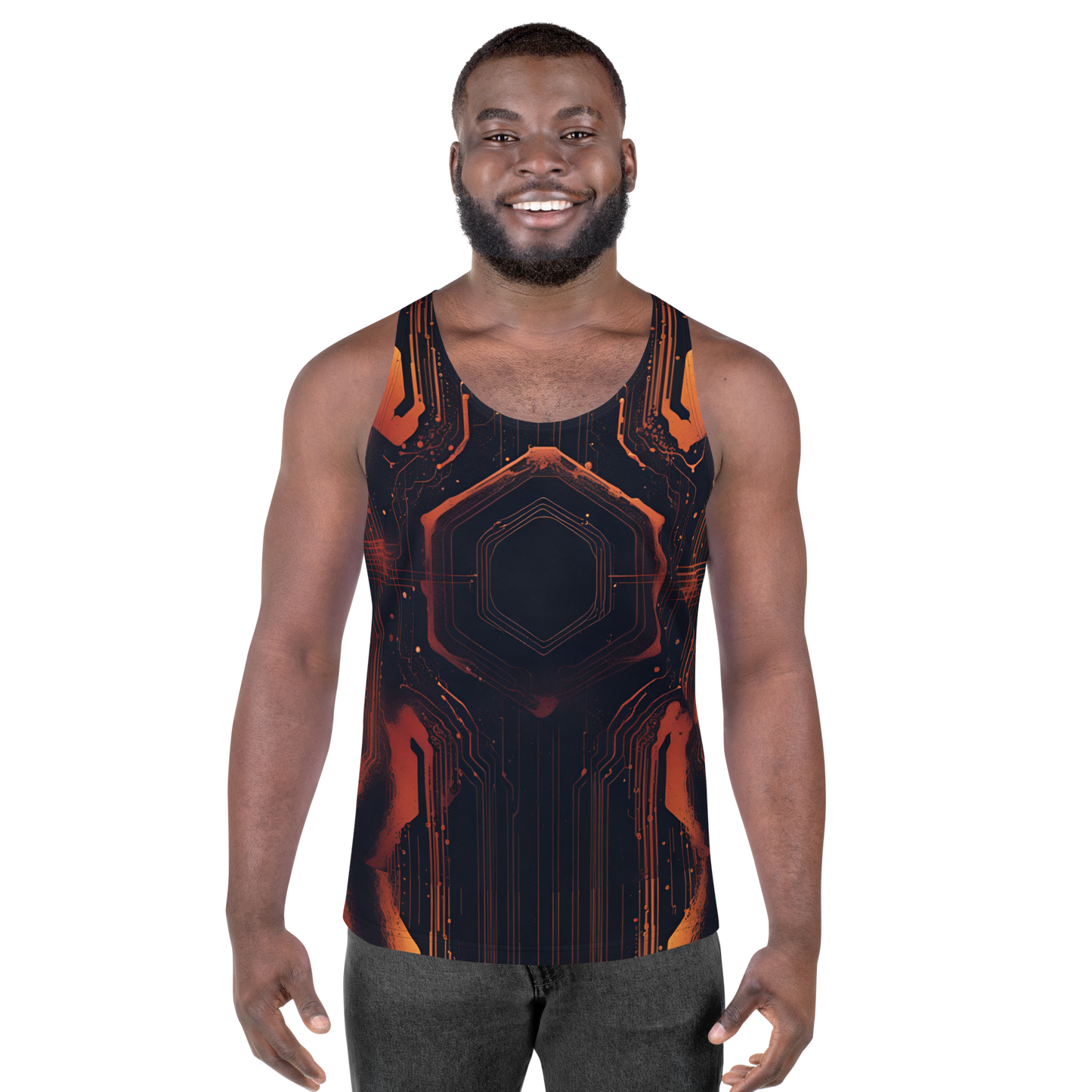 Men's Tank Top: Luminal Blastwave