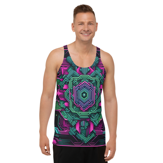 Men's Tank Top: Technicolor Transcendence