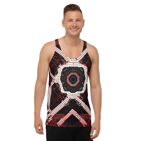 Men's Tank Top: Xenovectric Tessellations