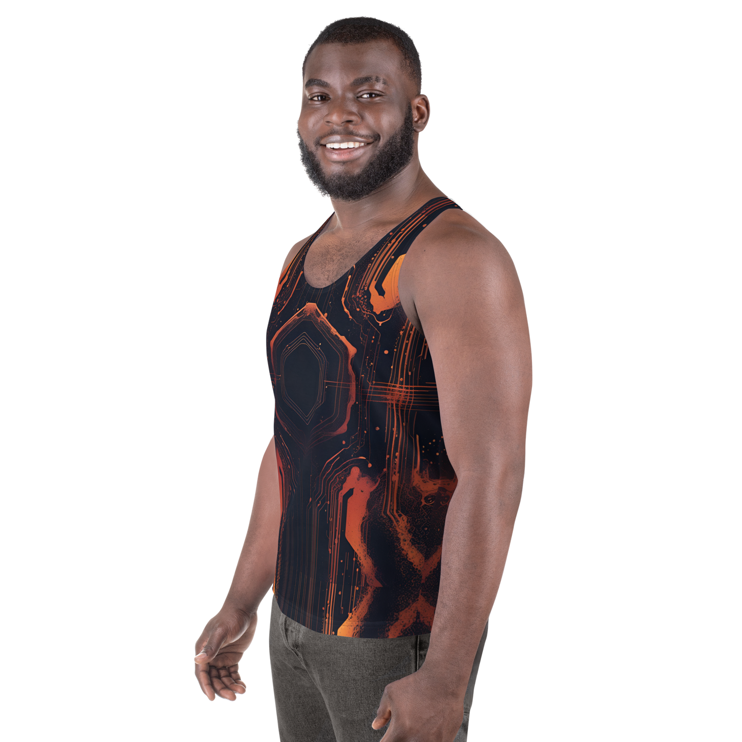 Men's Tank Top: Luminal Blastwave