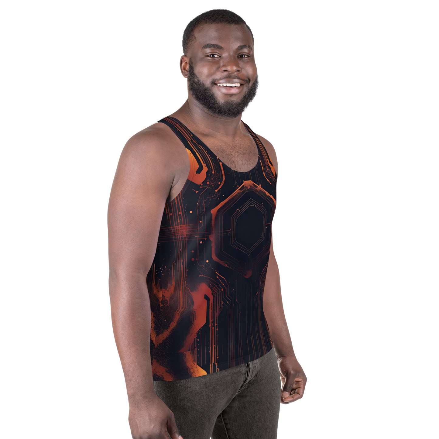 Men's Tank Top: Luminal Blastwave