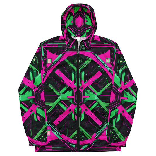 Men’s windbreaker: Xenochromatic Hyperbole