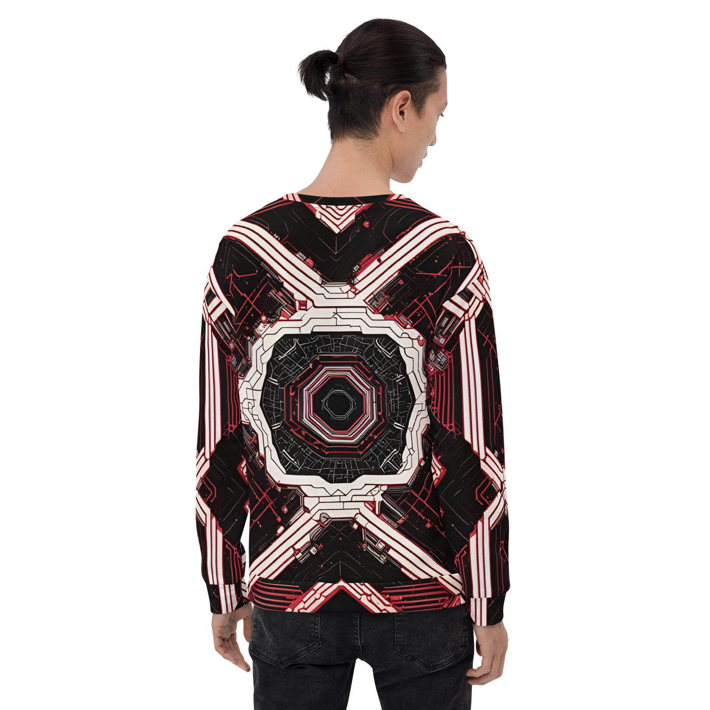 Unisex Sweatshirt: Xenovectric Tessellations