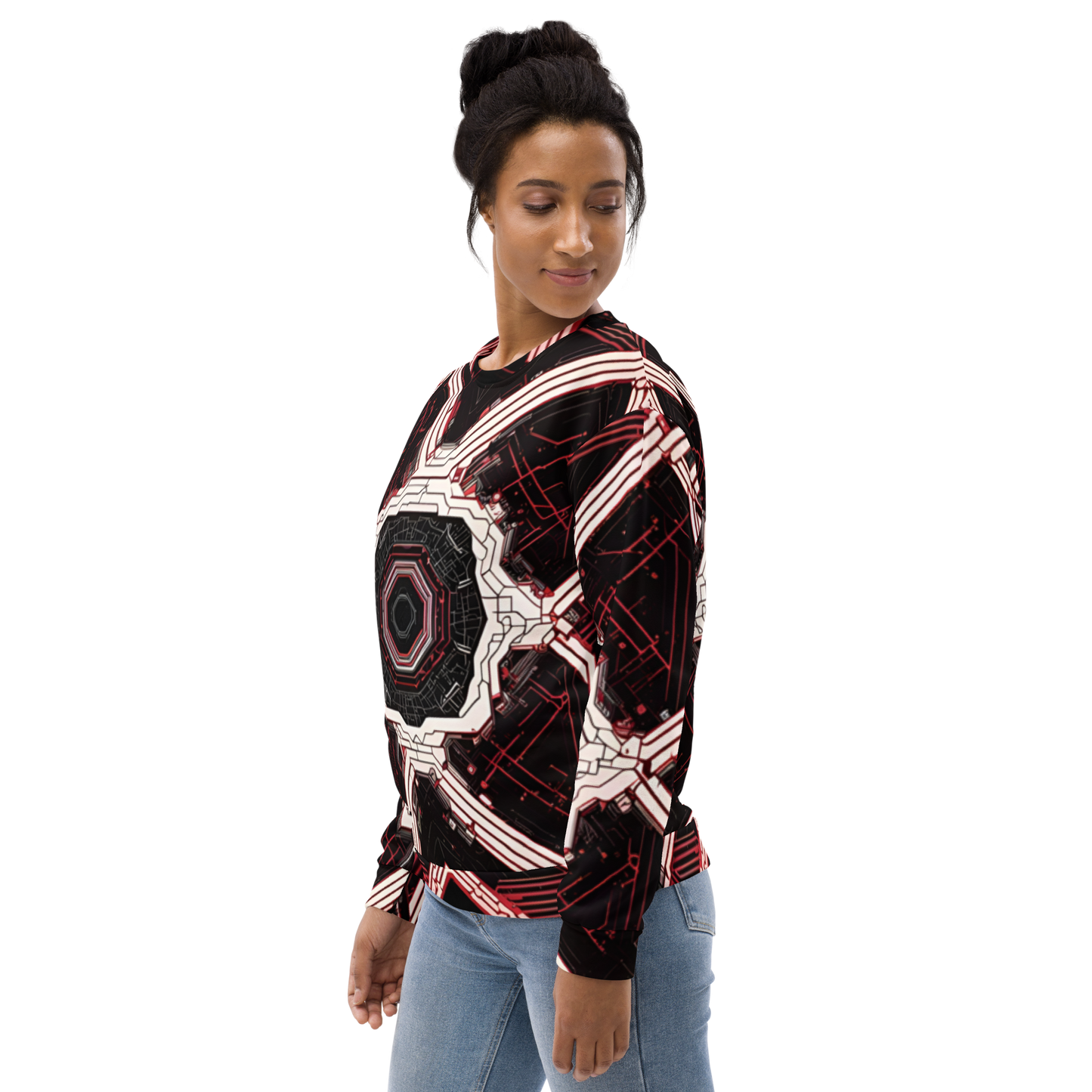 Unisex Sweatshirt: Xenovectric Tessellations