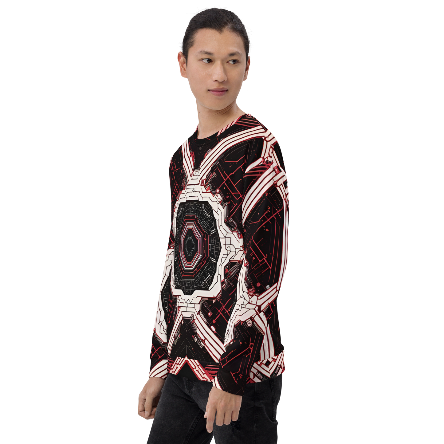 Unisex Sweatshirt: Xenovectric Tessellations