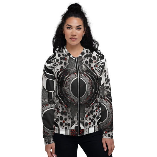 Unisex Bomber Jacket: Zero-Point Singularity