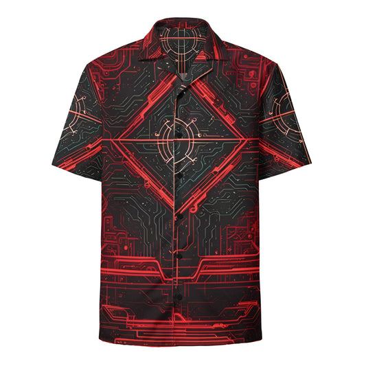 Unisex button shirt: Vibrosphere Serenity