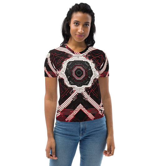 Women's T-shirt: Xenovectric Tessellations