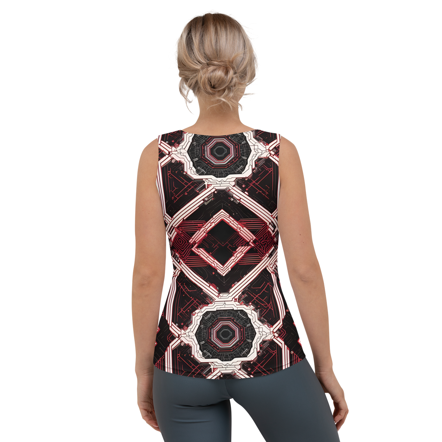 Women's Tank Top: Xenovectric Tessellations