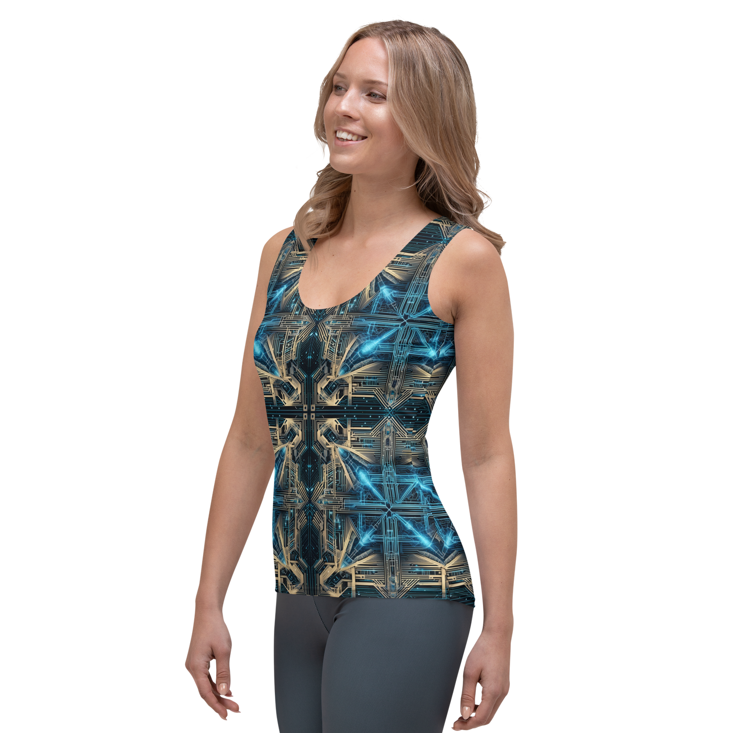 Women's Tank Top: Celestial Echoes