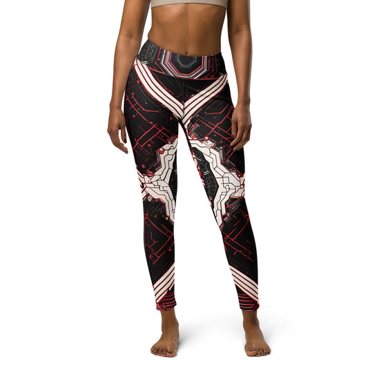 Yoga Leggings: Xenovectric Tessellations