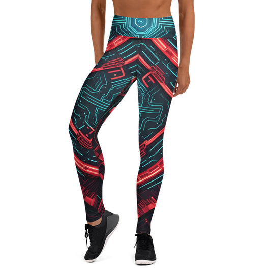 Yoga Leggings: Technopoetic Eschewaltz