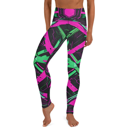 Yoga Leggings: Xenochromatic Hyperbole