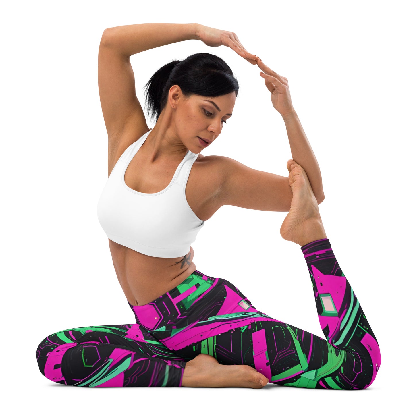 Yoga Leggings: Xenochromatic Hyperbole