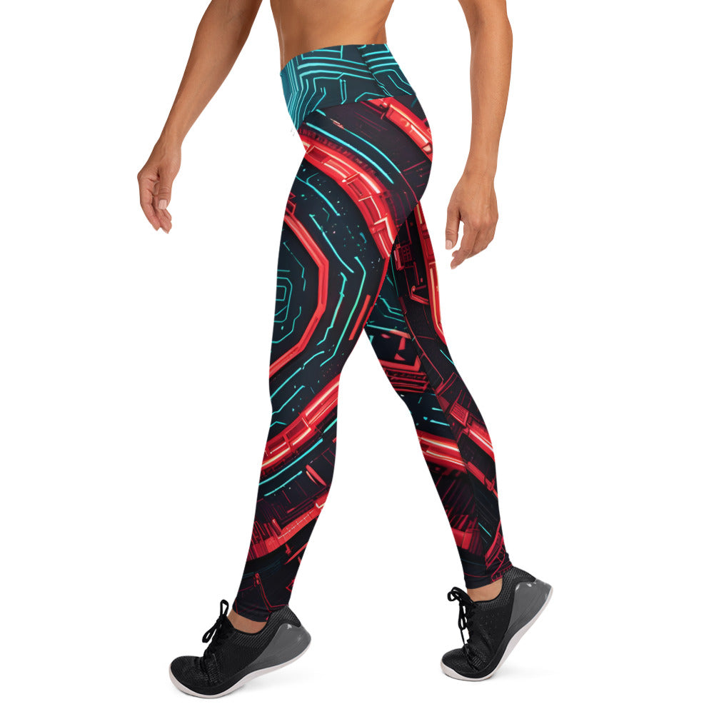 Yoga Leggings: Technopoetic Eschewaltz