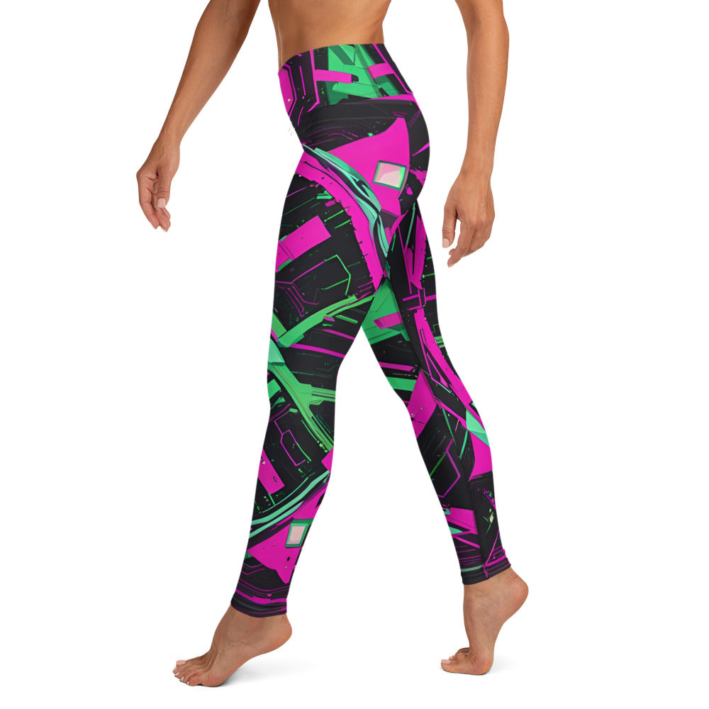 Yoga Leggings: Xenochromatic Hyperbole