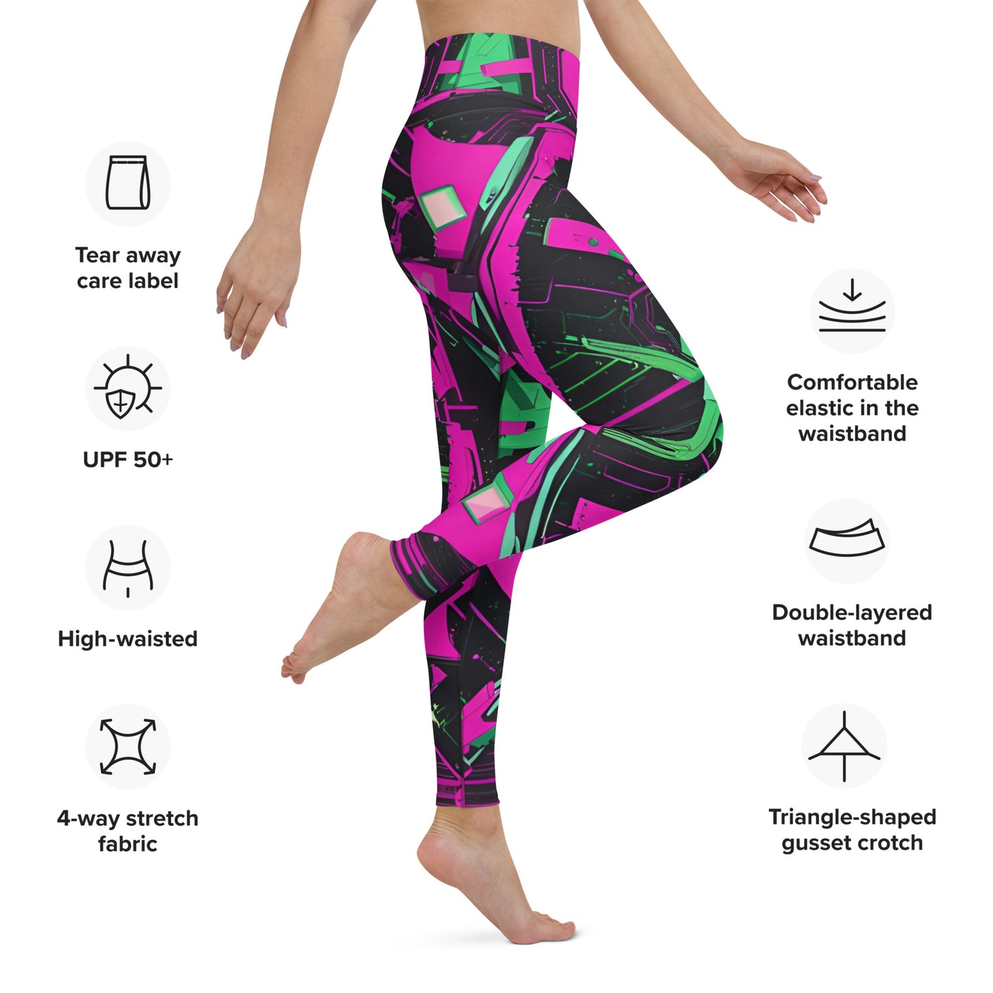 Yoga Leggings: Xenochromatic Hyperbole