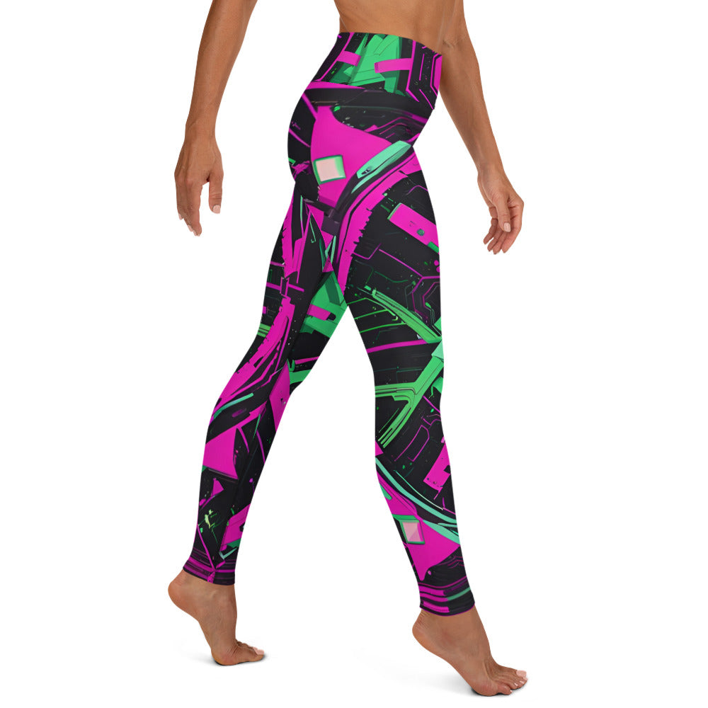 Yoga Leggings: Xenochromatic Hyperbole