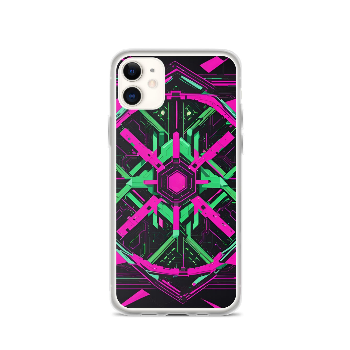 Clear Case for iPhone®: Xenochromatic Hyperbole