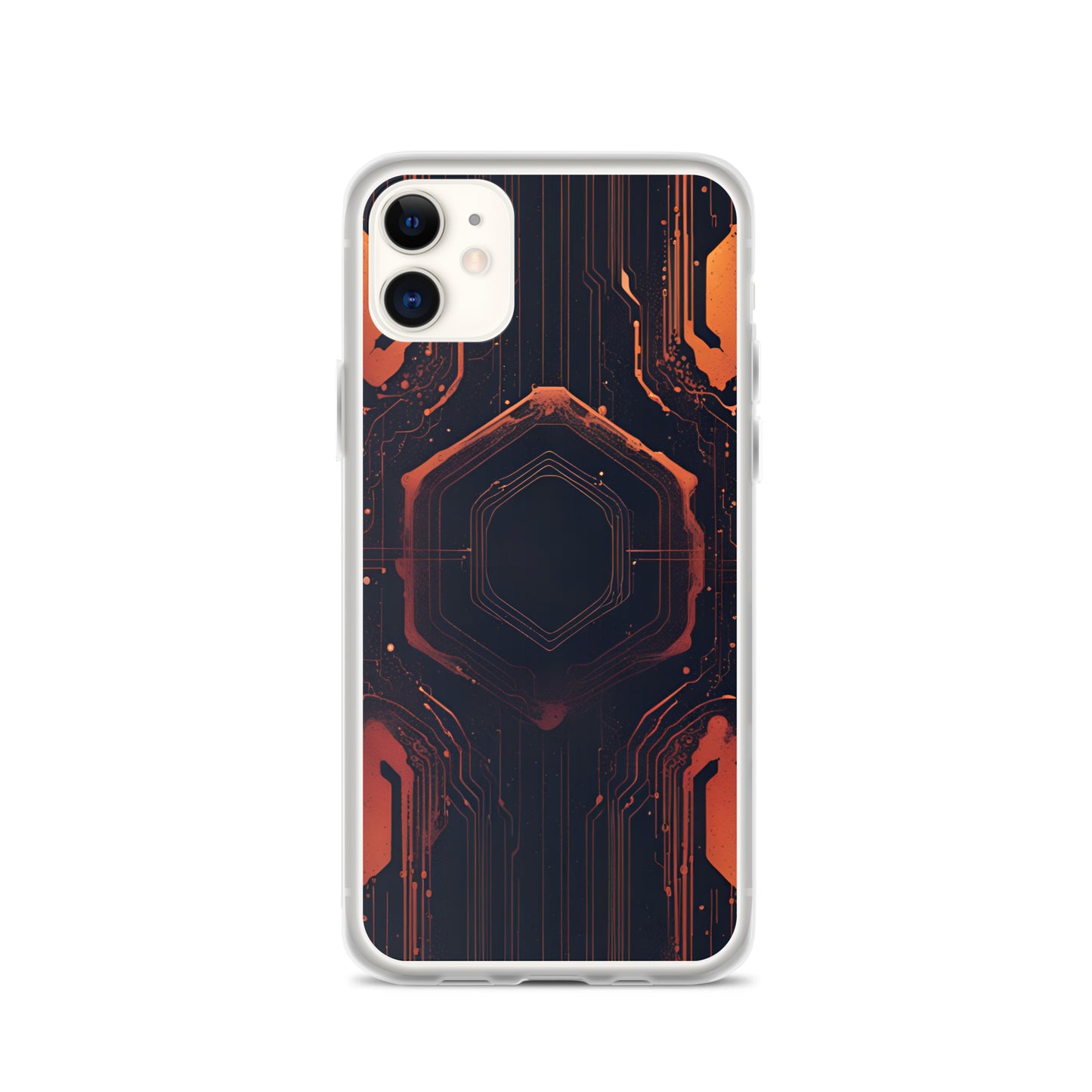 Clear Case for iPhone®: Luminal Blastwave