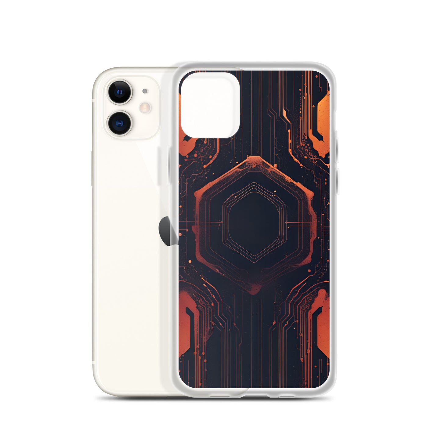 Clear Case for iPhone®: Luminal Blastwave