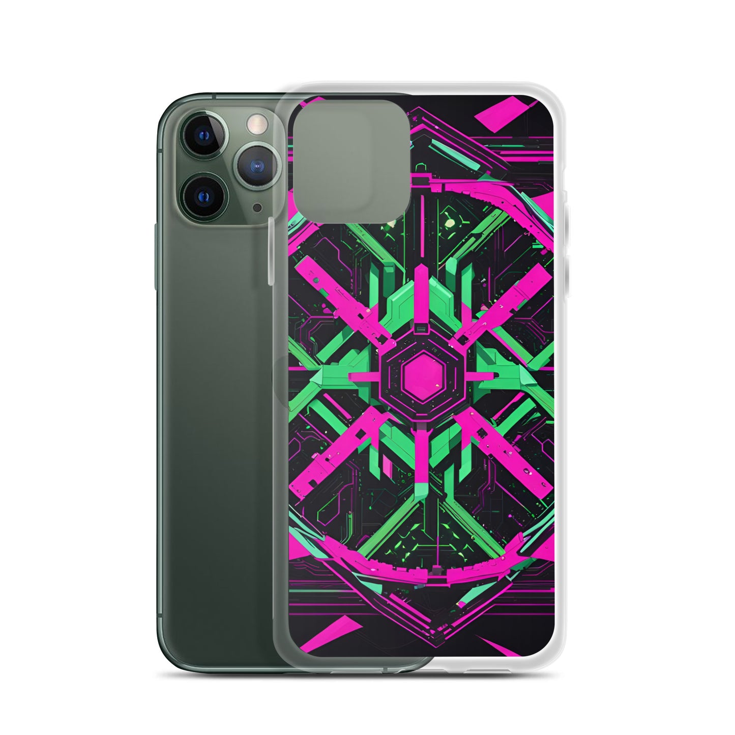 Clear Case for iPhone®: Xenochromatic Hyperbole