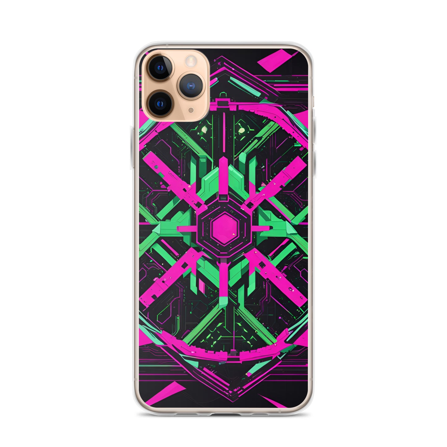 Clear Case for iPhone®: Xenochromatic Hyperbole