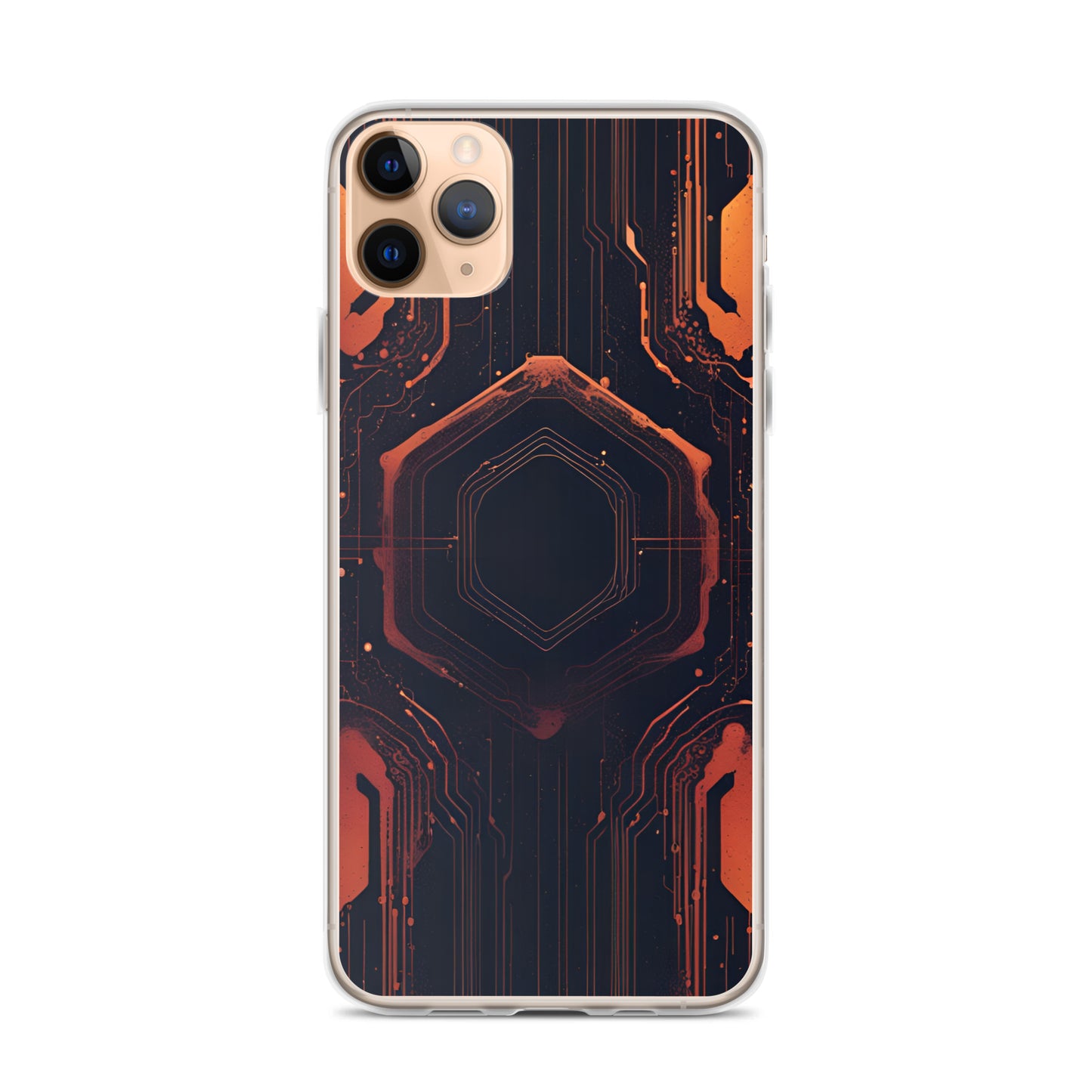 Clear Case for iPhone®: Luminal Blastwave