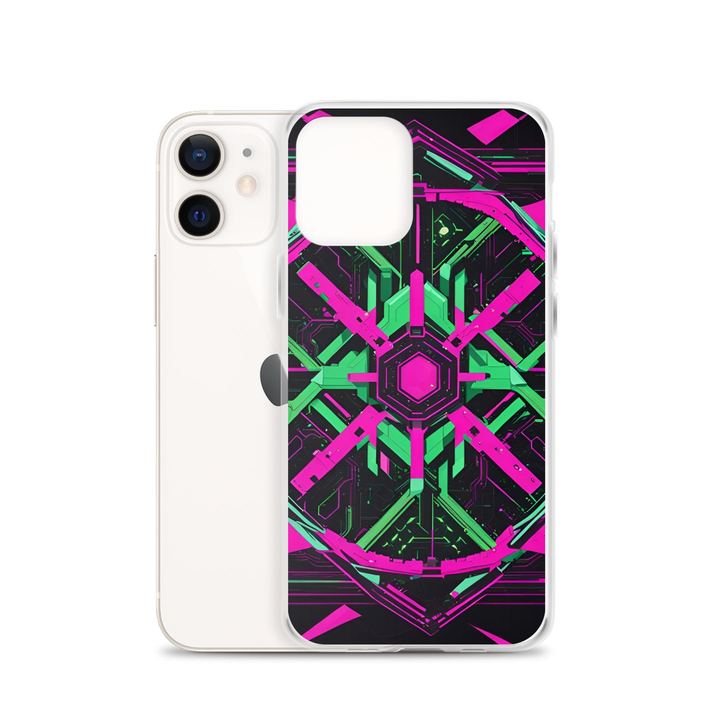 Clear Case for iPhone®: Xenochromatic Hyperbole